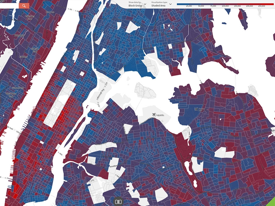 The Intensity Of Residential Segregation In New York City Today Anti Discrimination Center 0100